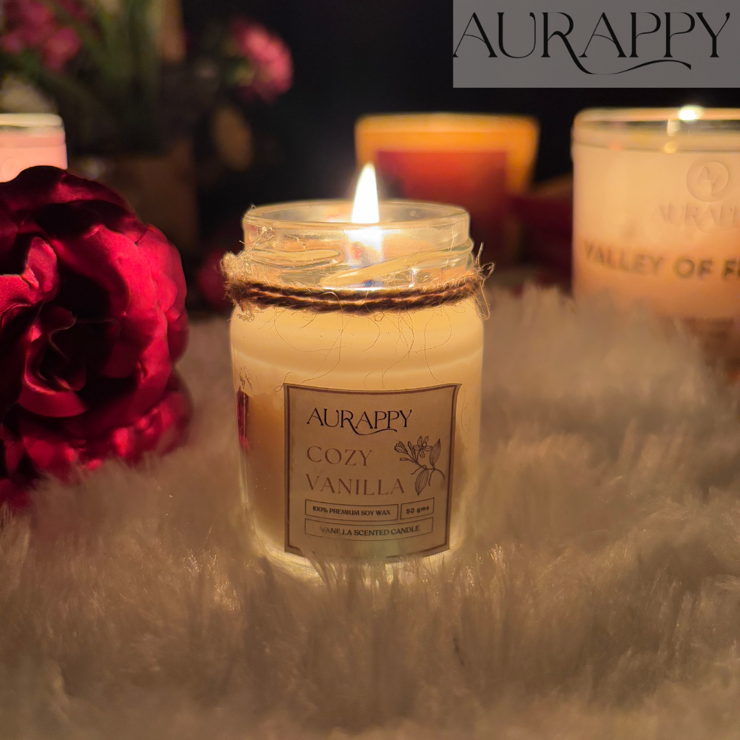 Cute Jar candle set (Pack of 3)