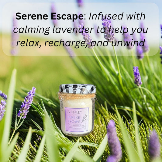 Aurappy Pure Soy wax cute Jar Candle |50 grams| Burn time 10 Hours