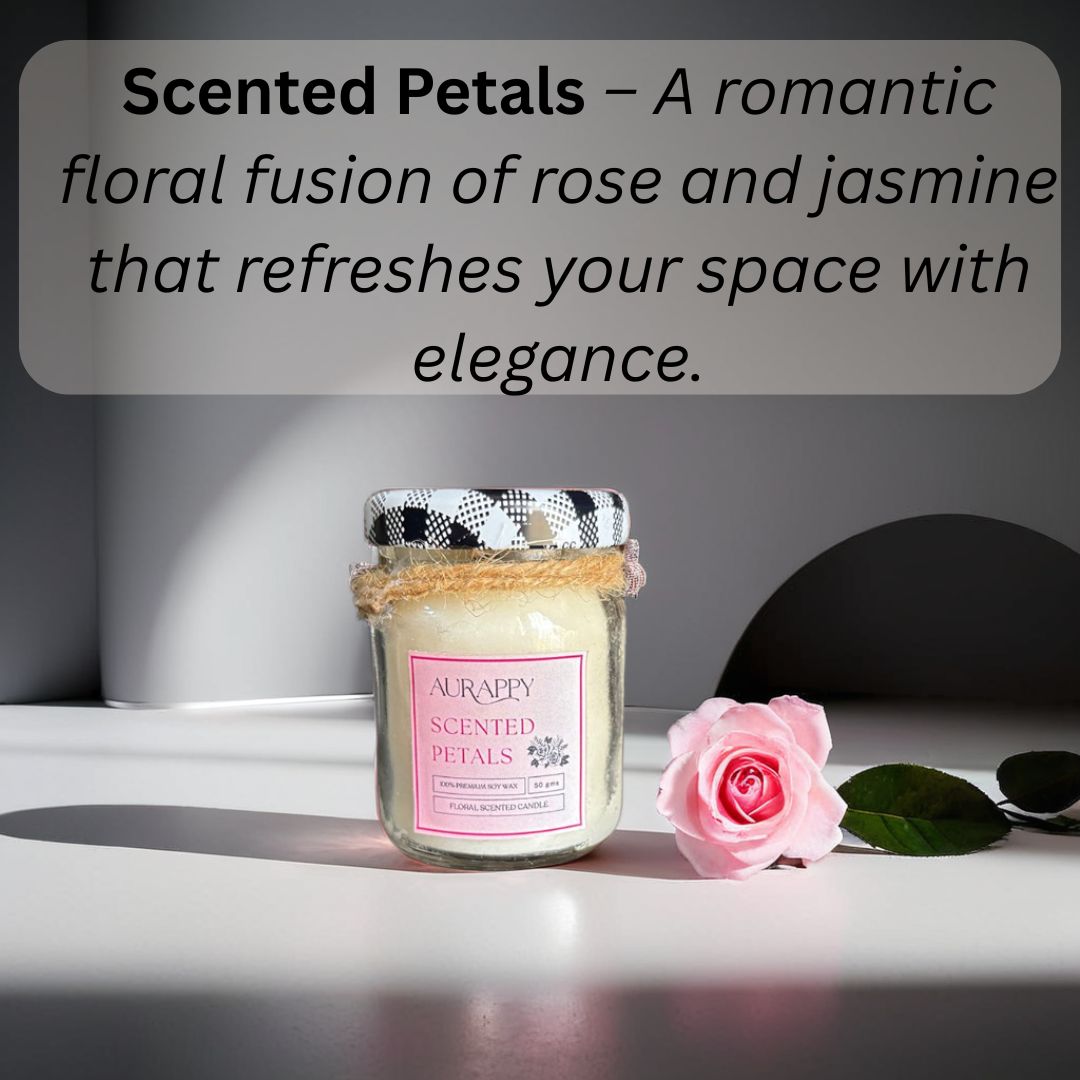 Cute Jar candle set (Pack of 3)