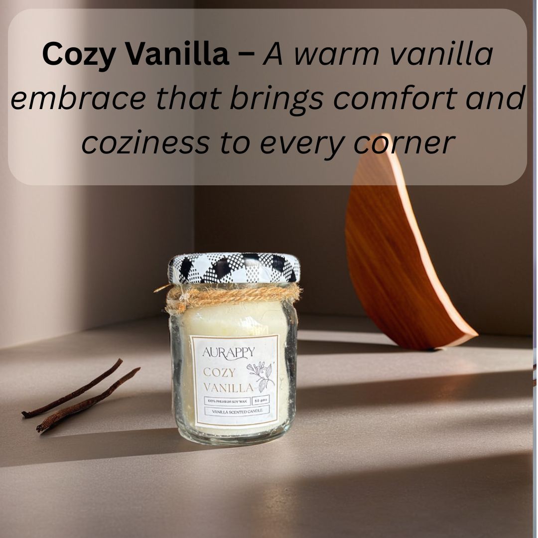 Cute Jar candle set (Pack of 3)