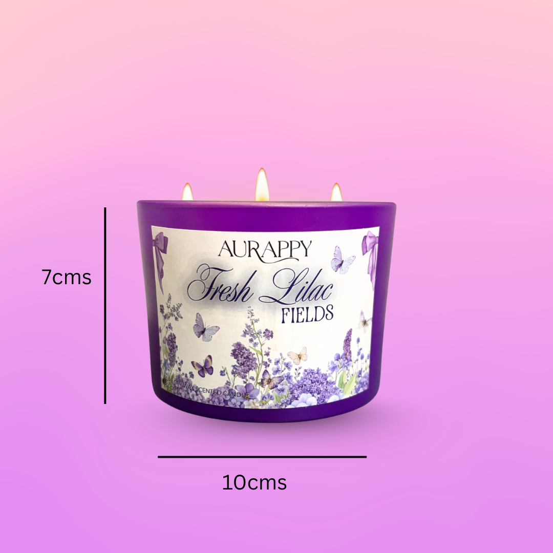 Fresh Lilac Fields 3-Wick Scented Candle