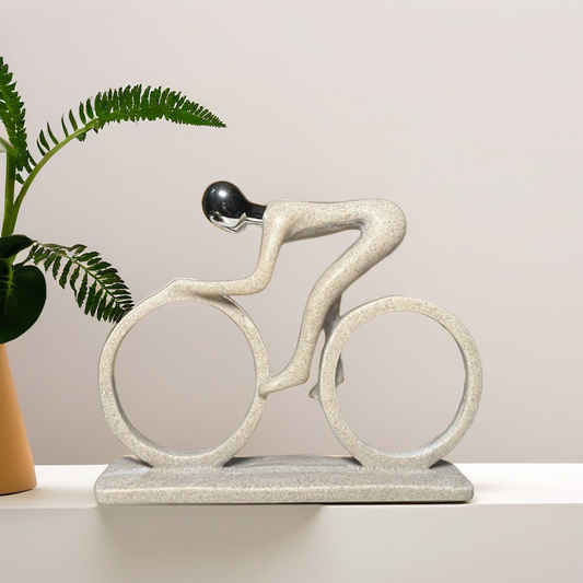 Modern Cyclist Figurine
