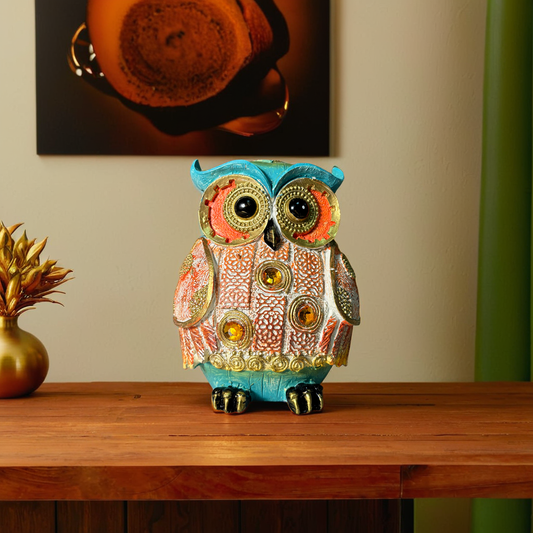 Elegant Decorative Owl Figurine
