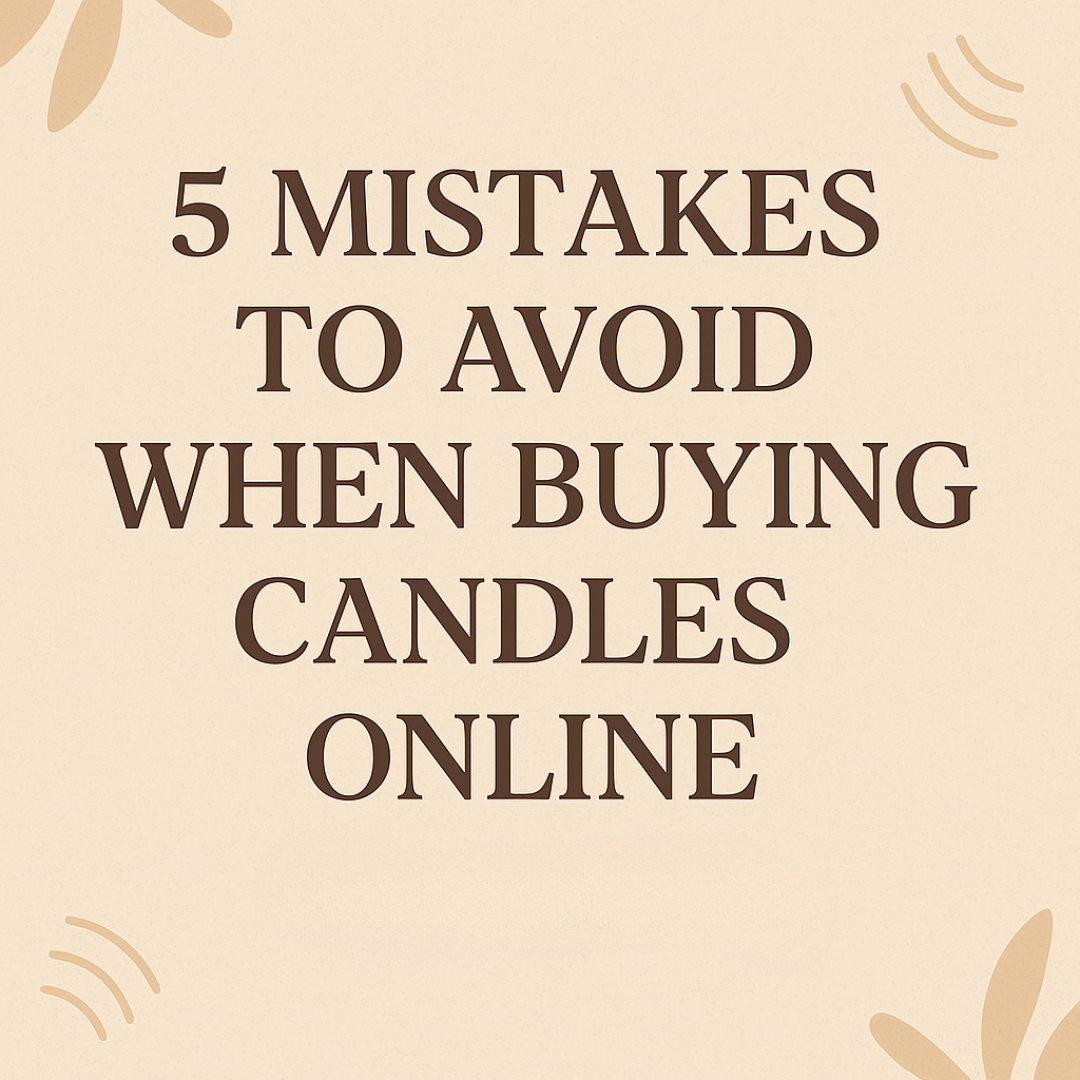 5 Mistakes to Avoid When Buying Candles Online in India