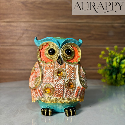 Elegant Decorative Owl Figurine