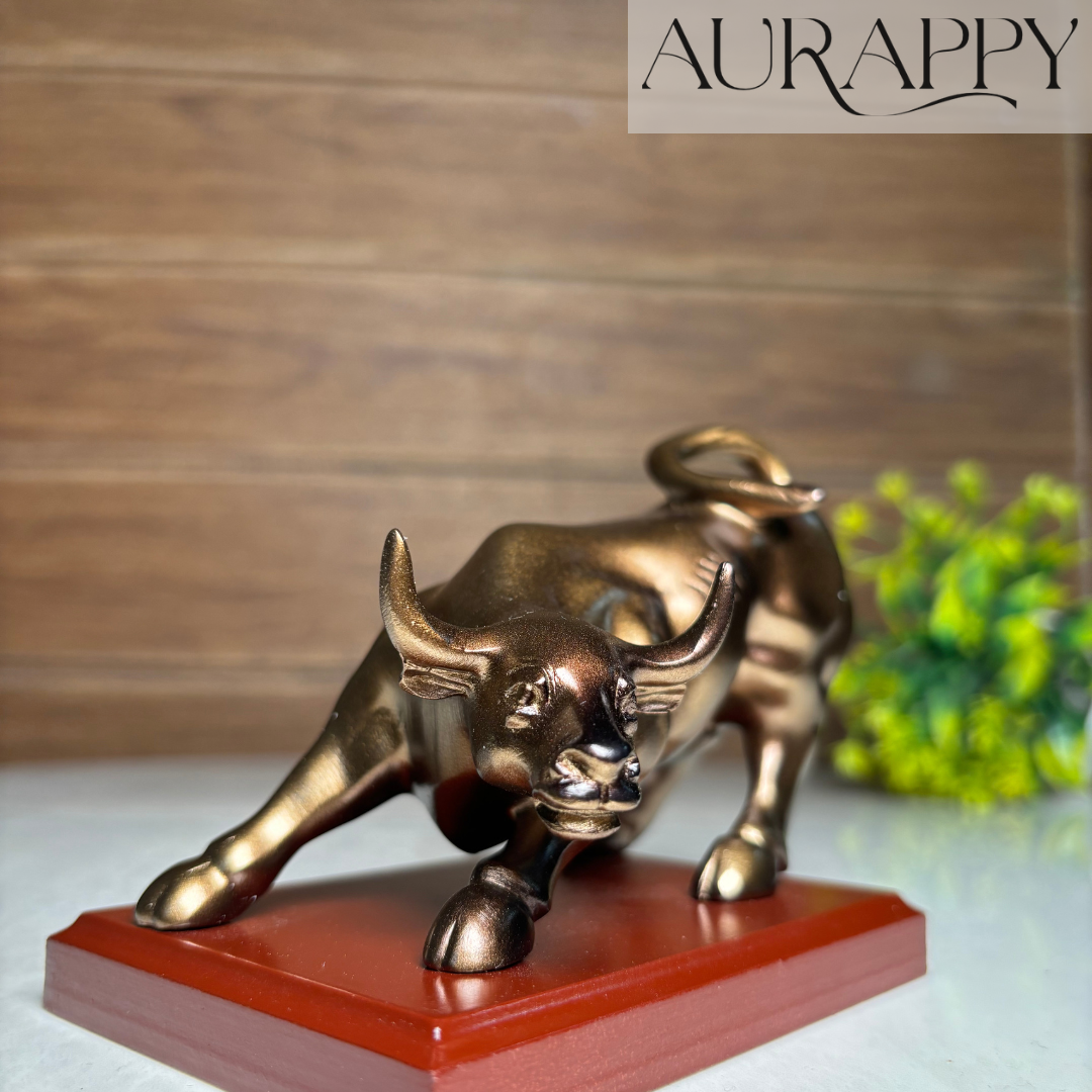 Bronze Bull Sculpture