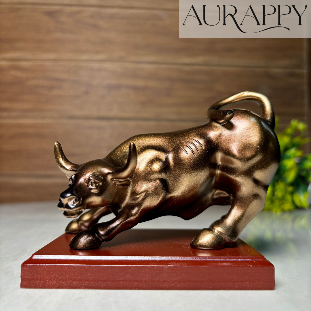 Bronze Bull Sculpture