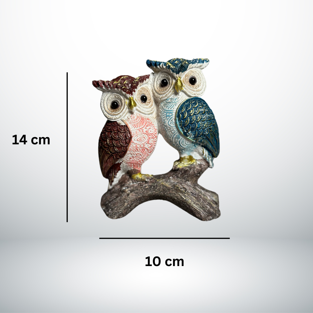 Romantic Owl Couple for Home Decor