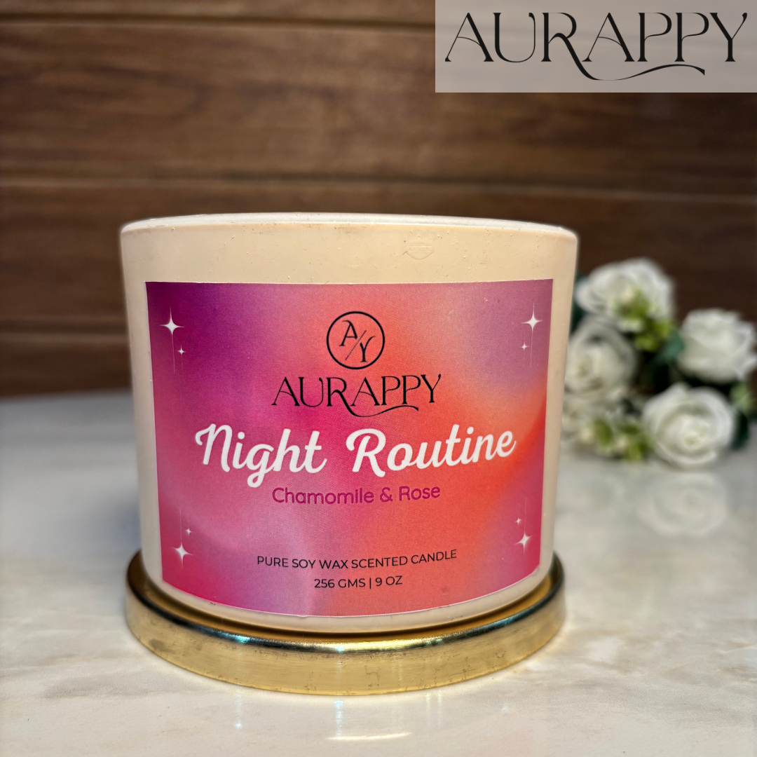 Night Routine 3-Wick Pure Soy Scented Candle