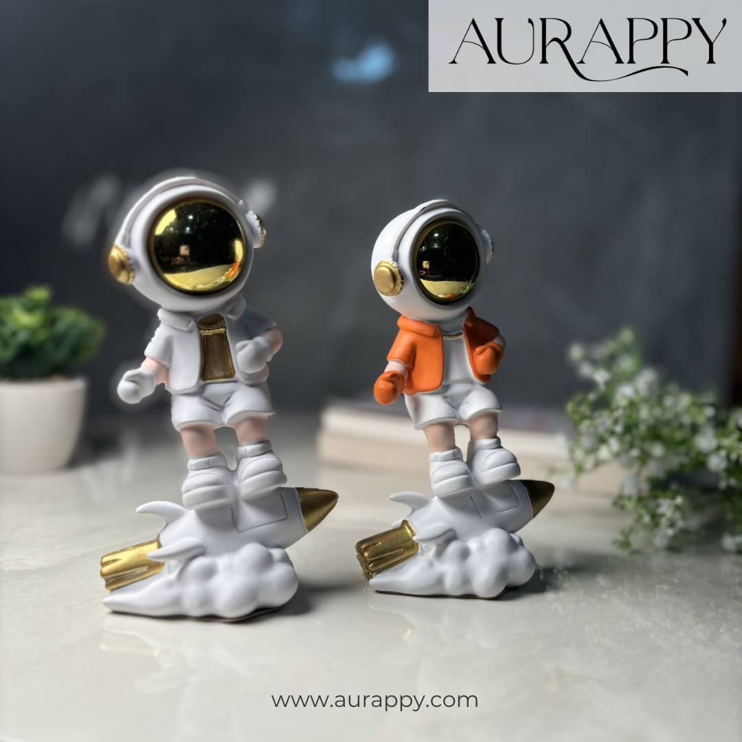 Versatile Astronaut Figurine showpiece – Perfect for Home Décor, Office Desk, Car Dashboard, and Gifts