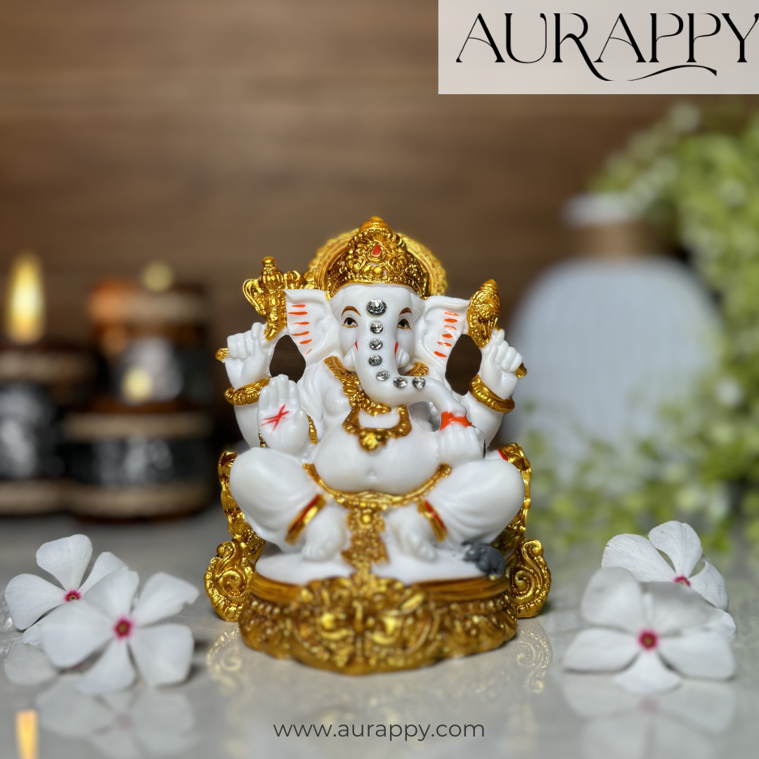 Lord Ganesha Idol For Mandir and Home Decor