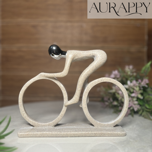 Modern Cyclist Figurine