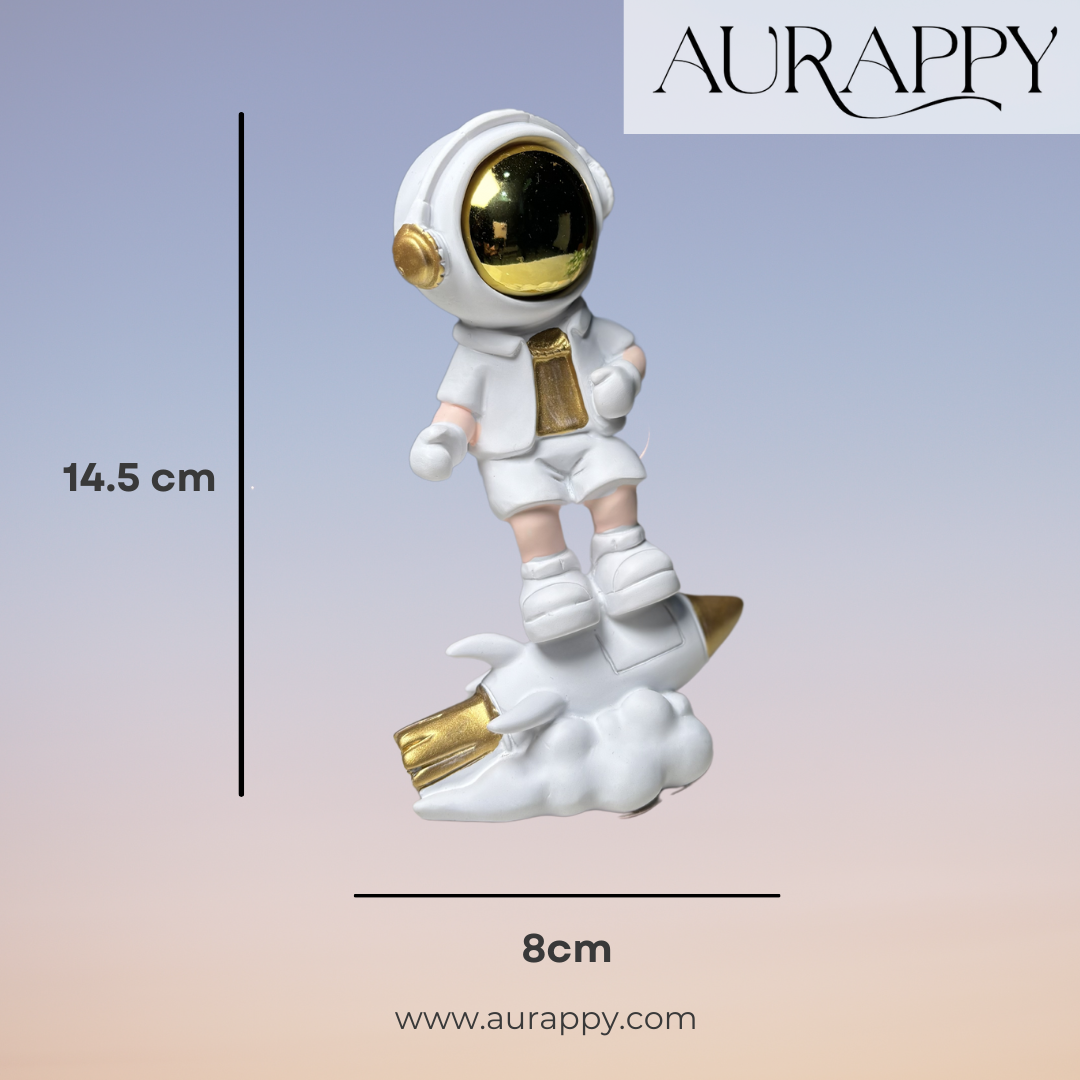 Versatile Astronaut Figurine showpiece – Perfect for Home Décor, Office Desk, Car Dashboard, and Gifts