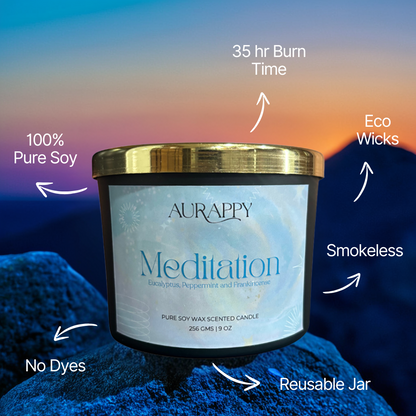 Meditation 3-Wick Scented Candle