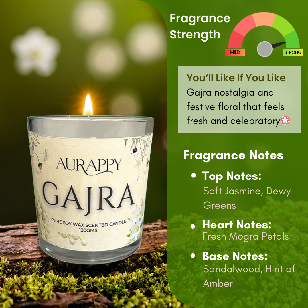 Gajra Scented Candle