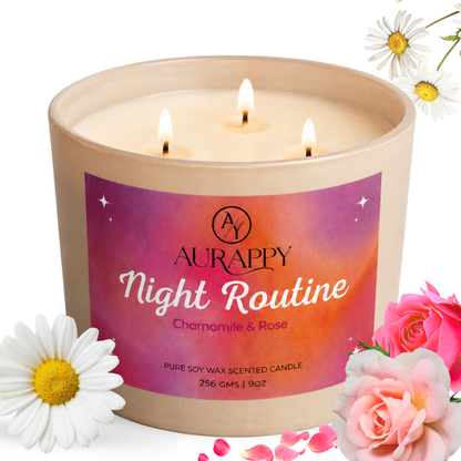 Night Routine 3-Wick Scented Candle
