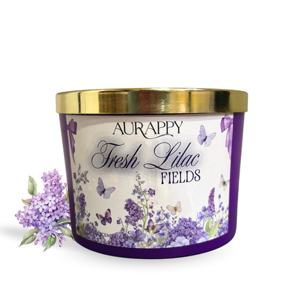 Fresh Lilac Fields 3-Wick Scented Candle