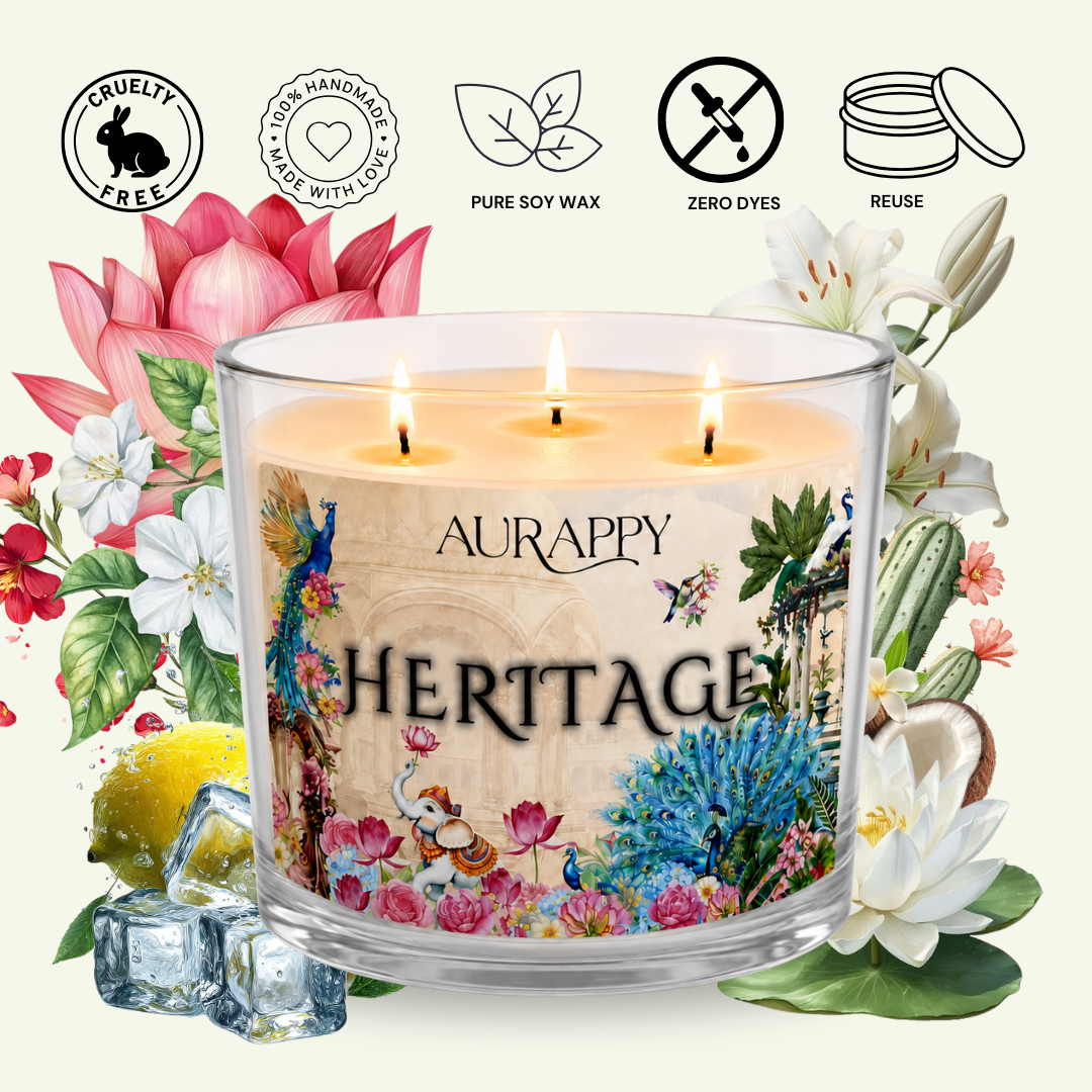 Heritage 3-Wick Scented Candle