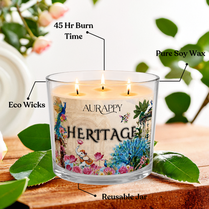Heritage 3-Wick Scented Candle