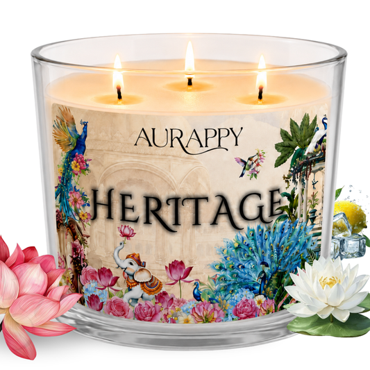 Heritage 3-Wick Scented Candle