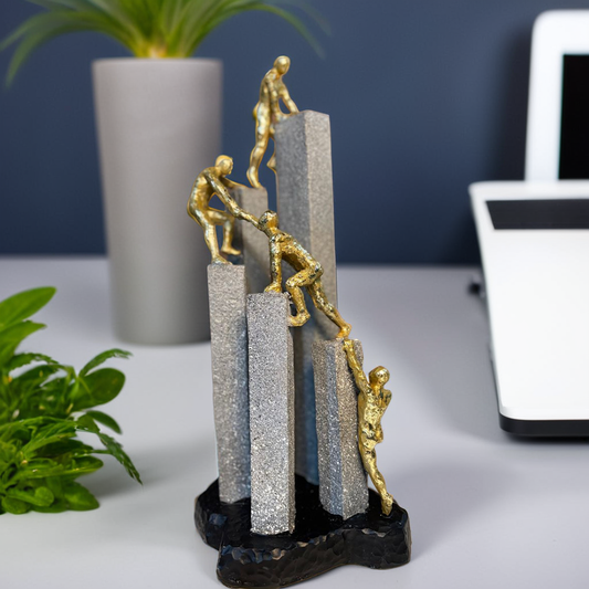 Motivational Teamwork Decorative Showpiece -Perfect for gifting, Home & Office Table Decor