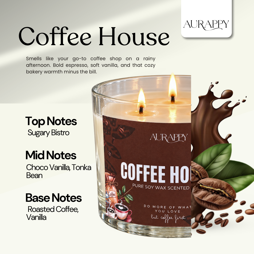 Coffee House 3-Wick Scented candle