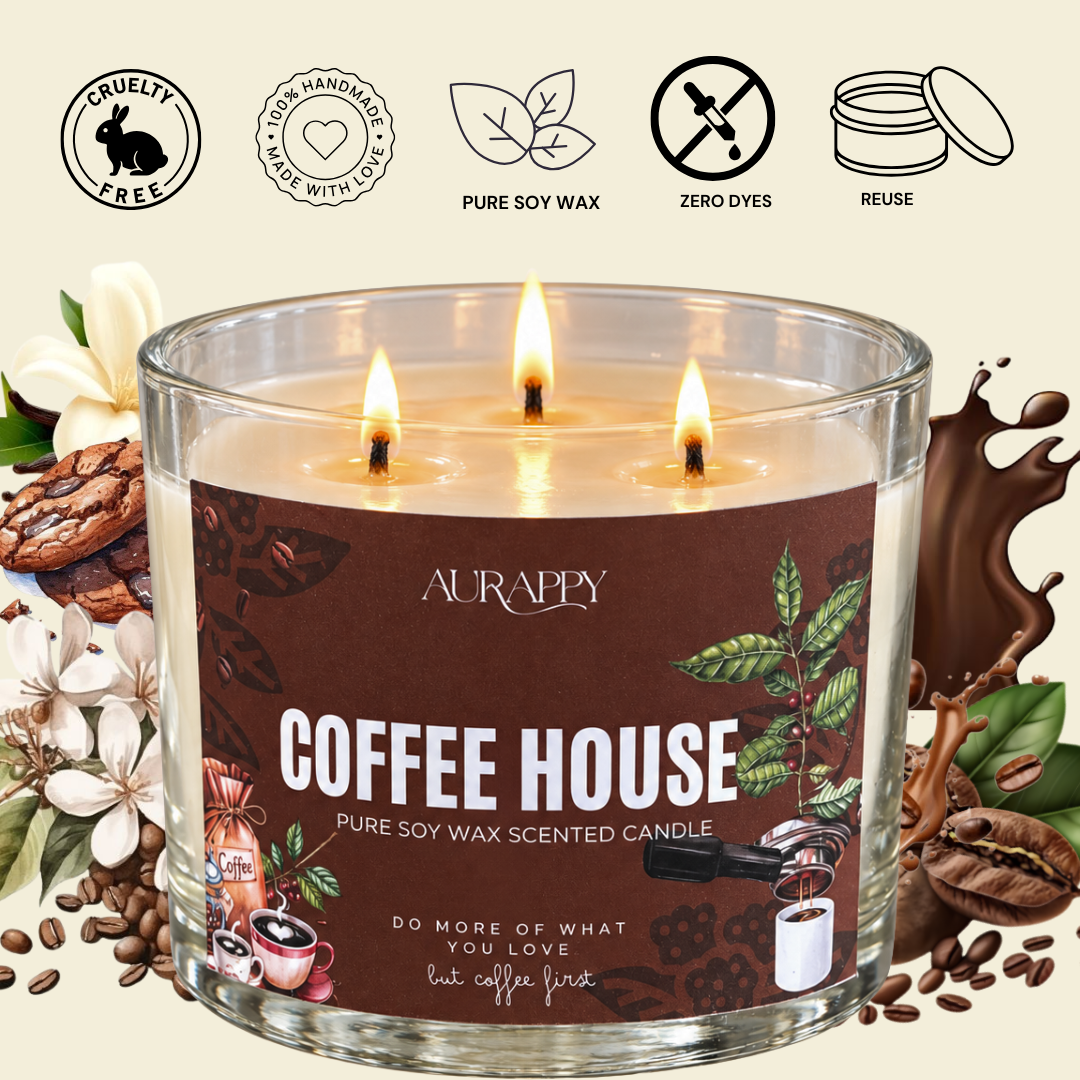 Coffee House 3-Wick Scented candle