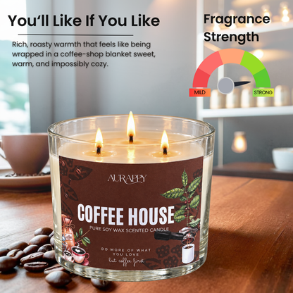 Coffee House 3-Wick Scented candle