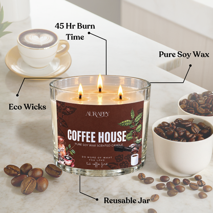 Coffee House 3-Wick Scented candle