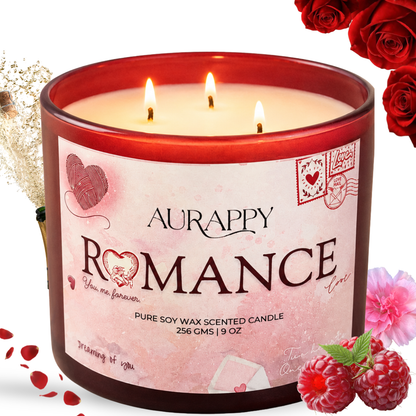 Romance 3-Wick Scented Candle