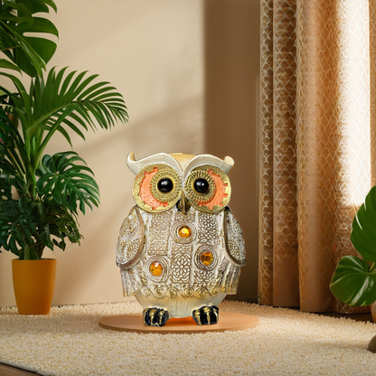 Elegant Decorative Owl Figurine