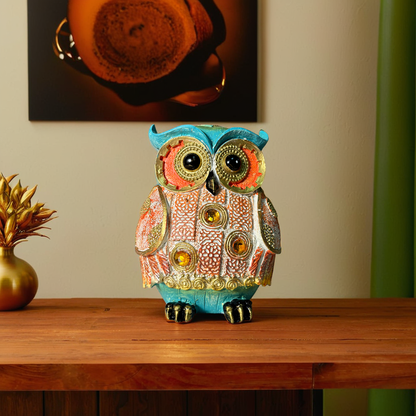 Elegant Decorative Owl Figurine