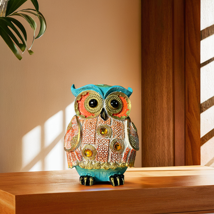 Elegant Decorative Owl Figurine