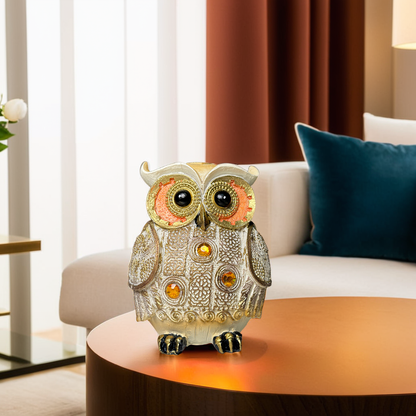 Elegant Decorative Owl Figurine